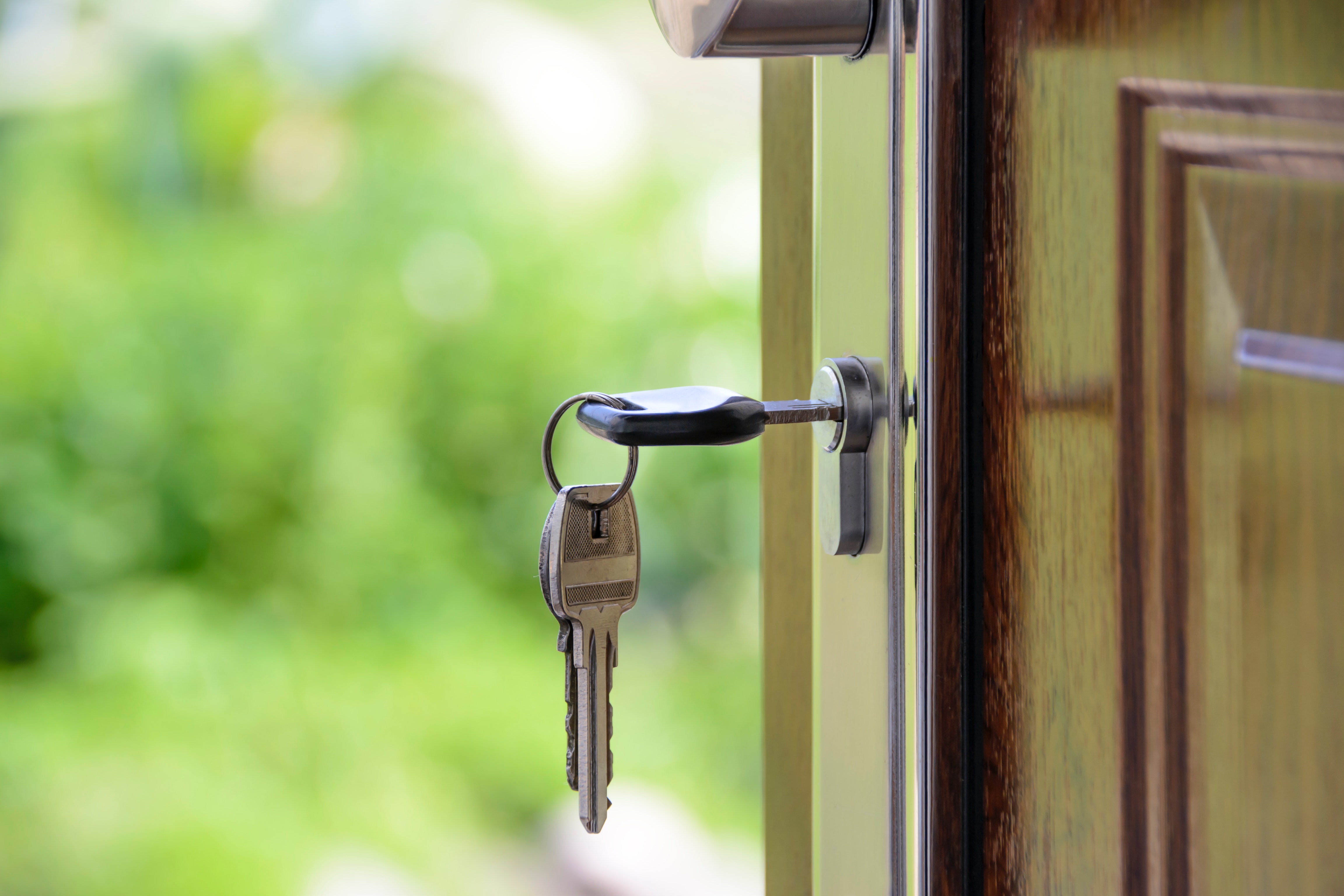 Key to front door