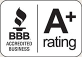 BBB accredited business A+ rating